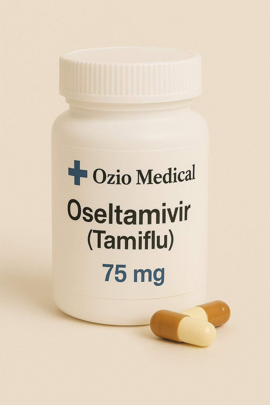 Oseltamivir (Tamiflu) (75 mg, 10 capsules)