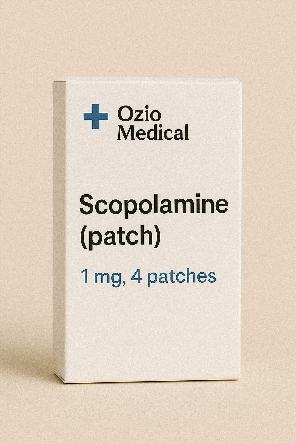 Scopolamine (patch) (1 mg, 4 patches)