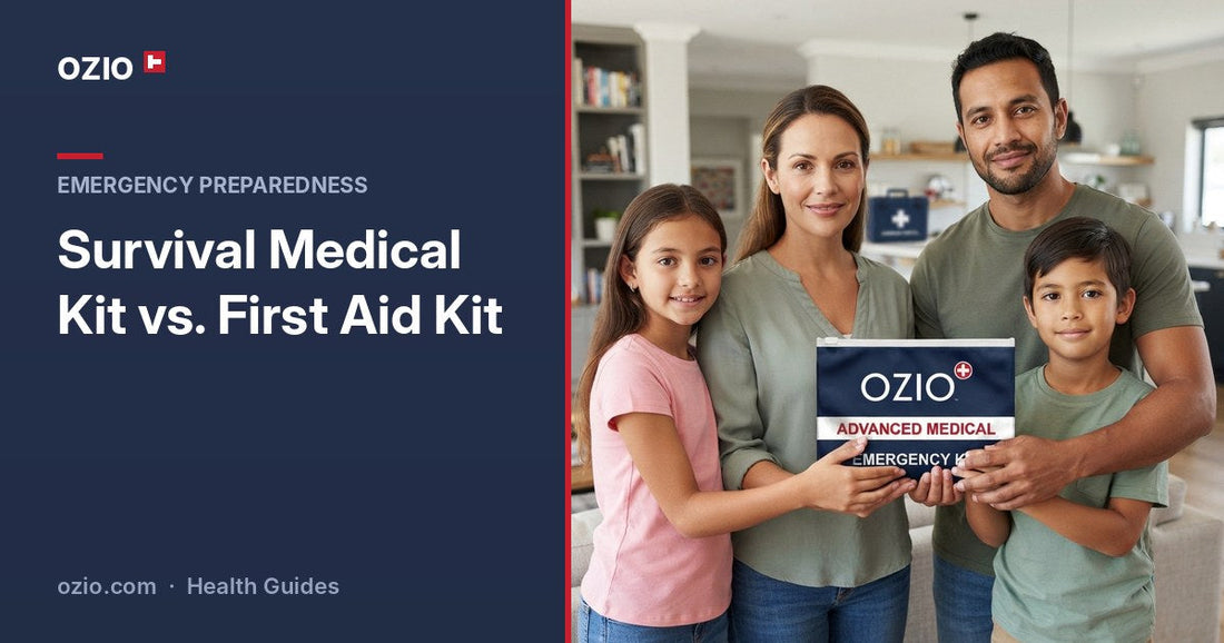Survival Medical Kit vs First Aid Kit