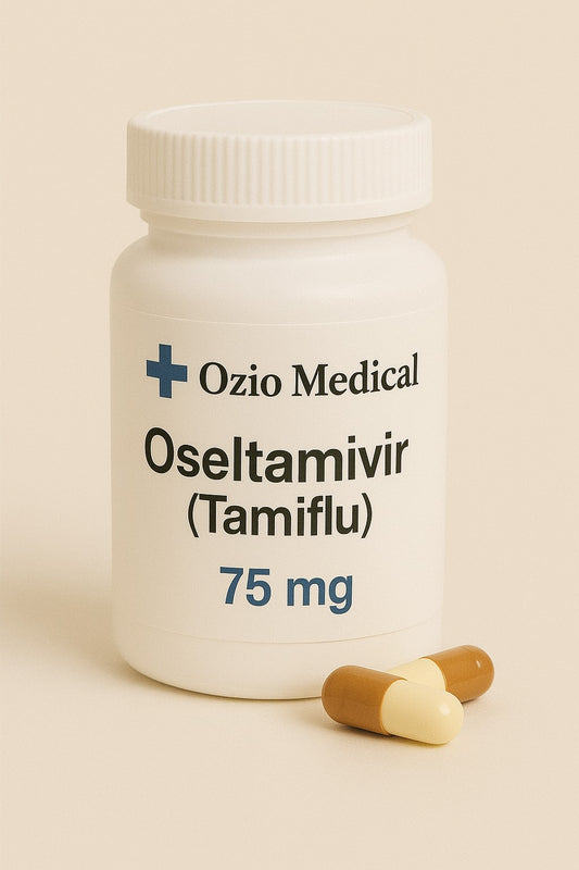 Oseltamivir (Tamiflu) (75 mg, 10 capsules)