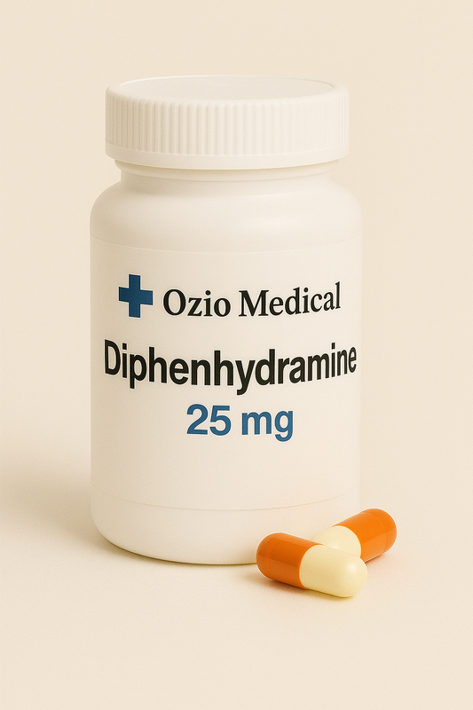 Diphenhydramine (25 mg, 20 tablets)