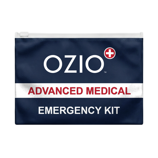 Advanced medical emergency kit with prescription drugs for travel – OZIO