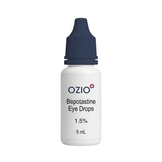 Bepotastine eye drops 1.5%, 5 mL bottle