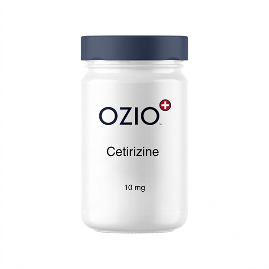 Cetirizine 10 mg antihistamine tablets for allergy relief