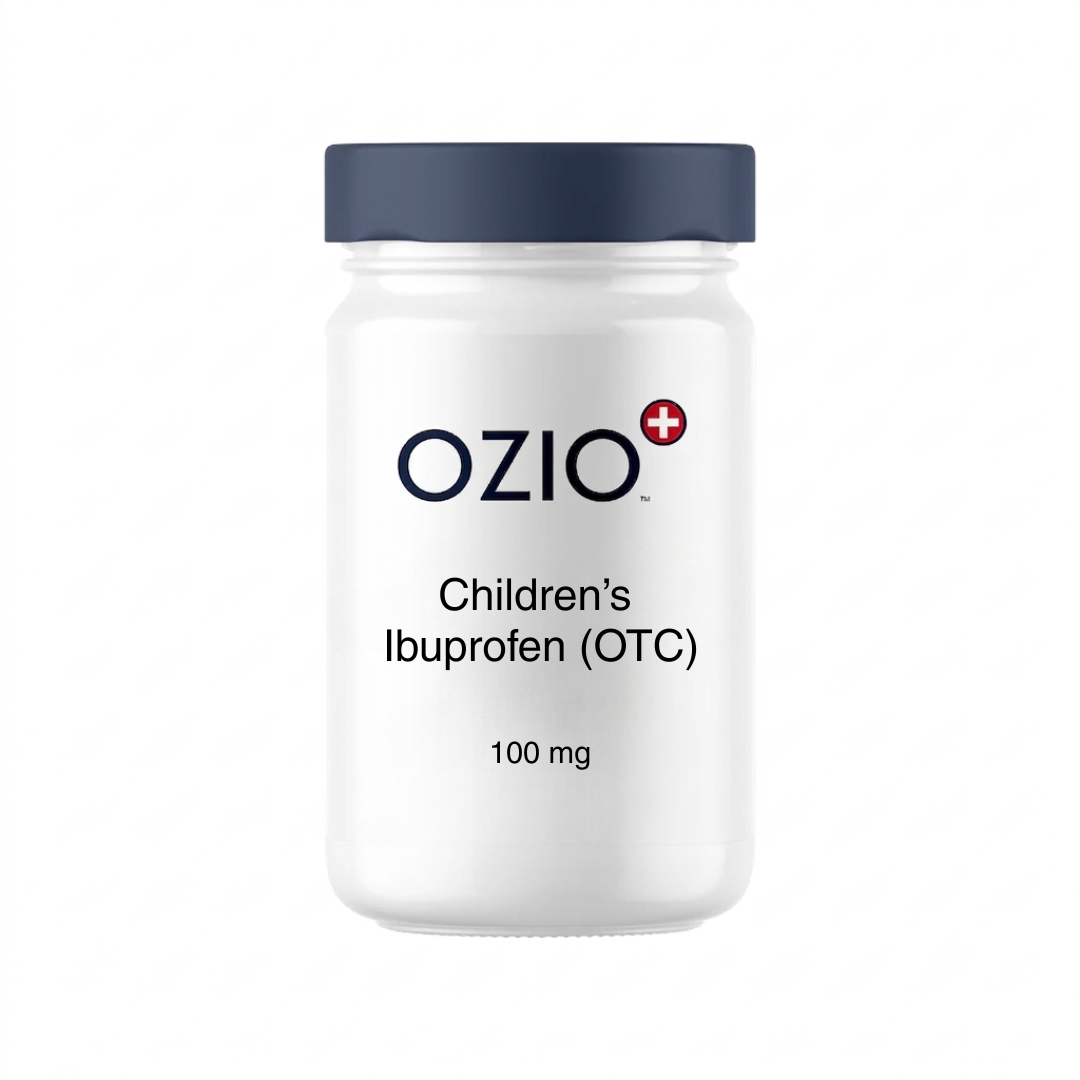 Children's ibuprofen OTC 24 tablets pain and fever reducer