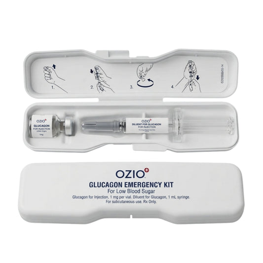 Glucagon Syringe/Vial Kit (1 mg/1 mL, 2 Vials)