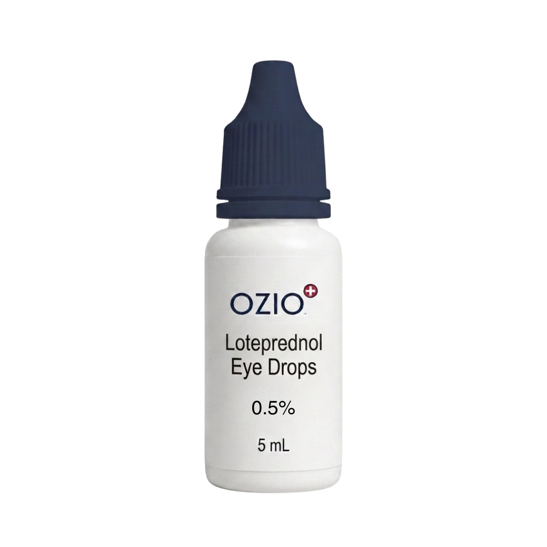 Loteprednol eye drops 0.5%, 5 mL bottle